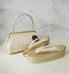 春爛漫 振袖・卒業袴用草履バッグ(足サイズ:23.0cm~24.5cm) No.5ZE-1506-00