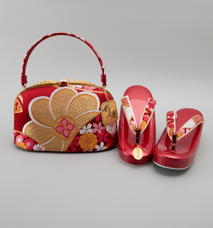 世美庵 振袖・卒業袴用草履バッグ（足サイズ：23.0cm～24.5cm） No.5ZE-1532-13_01