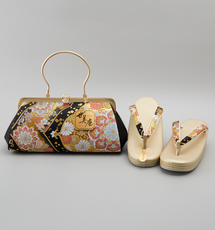 世美庵 振袖・卒業袴用草履バッグ（足サイズ：23.0cm～24.5cm） No.5ZE-1533-13_01