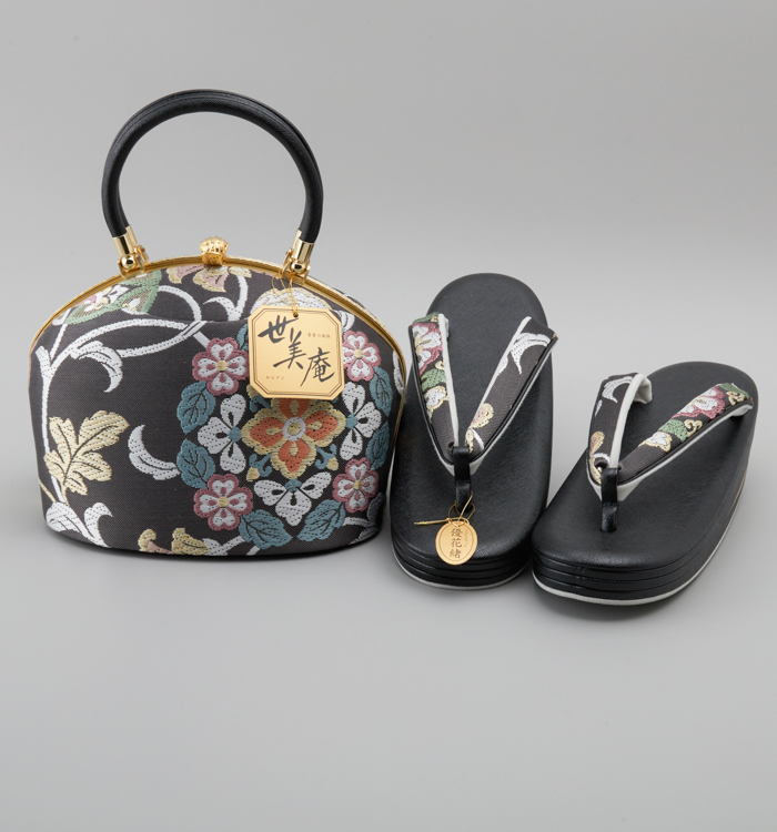 世美庵 振袖・卒業袴用草履バッグ（足サイズ：23.0cm～24.5cm） No.5ZE-1534-13_01