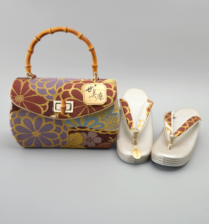 世美庵 振袖・卒業袴用草履バッグ（足サイズ：23.0cm～24.5cm） No.5ZE-1552-23_01