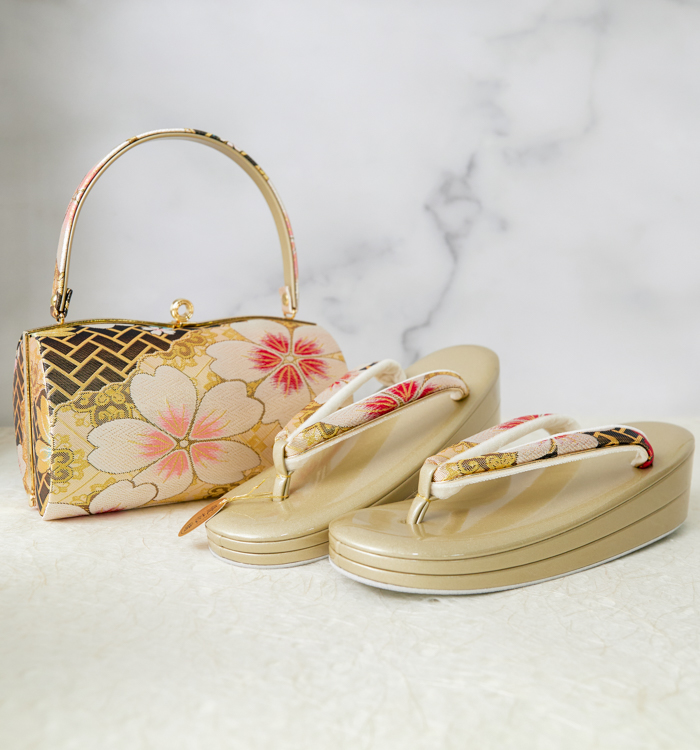 振袖・卒業袴用草履バッグ（足サイズ：23.0cm～24.5cm） No.5ZE-1563