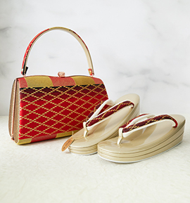 春爛漫 振袖・卒業袴用草履バッグ（足サイズ：23.0cm～24.5cm） No.5ZE-1567-00