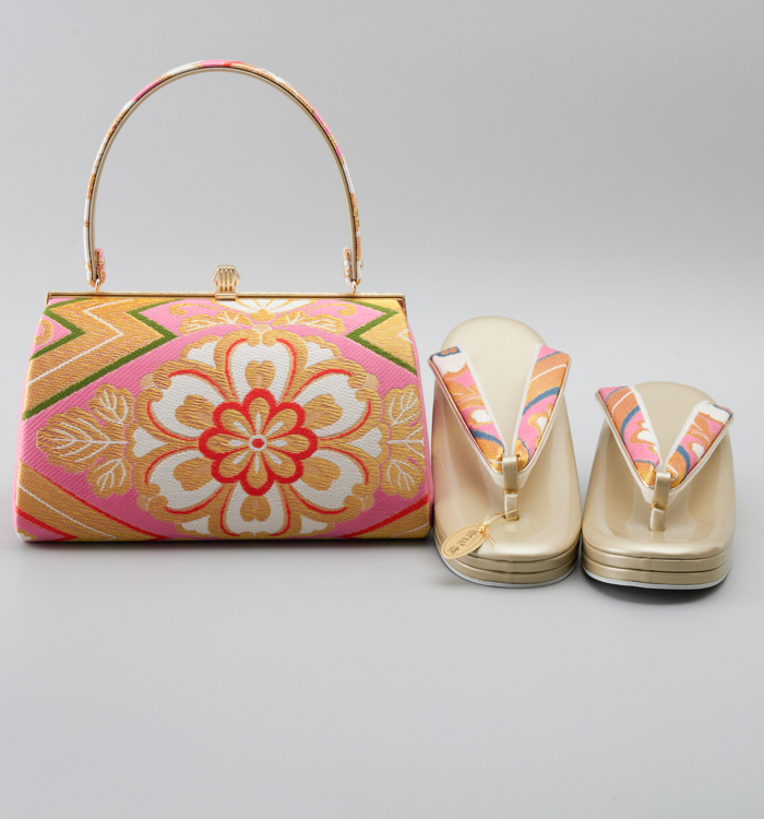 振袖・卒業袴用草履バッグ（足サイズ：23.0cm～24.5cm） No.5ZE-1575