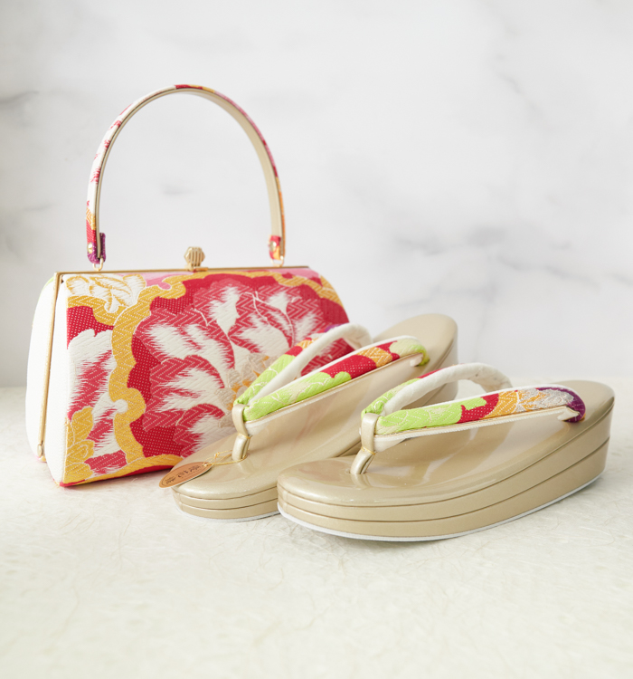 振袖・卒業袴用草履バッグ（足サイズ：23.0cm～24.5cm） No.5ZE-1576