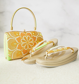 振袖・卒業袴用草履バッグ（足サイズ：23.0cm～24.5cm） No.5ZE-1578-10