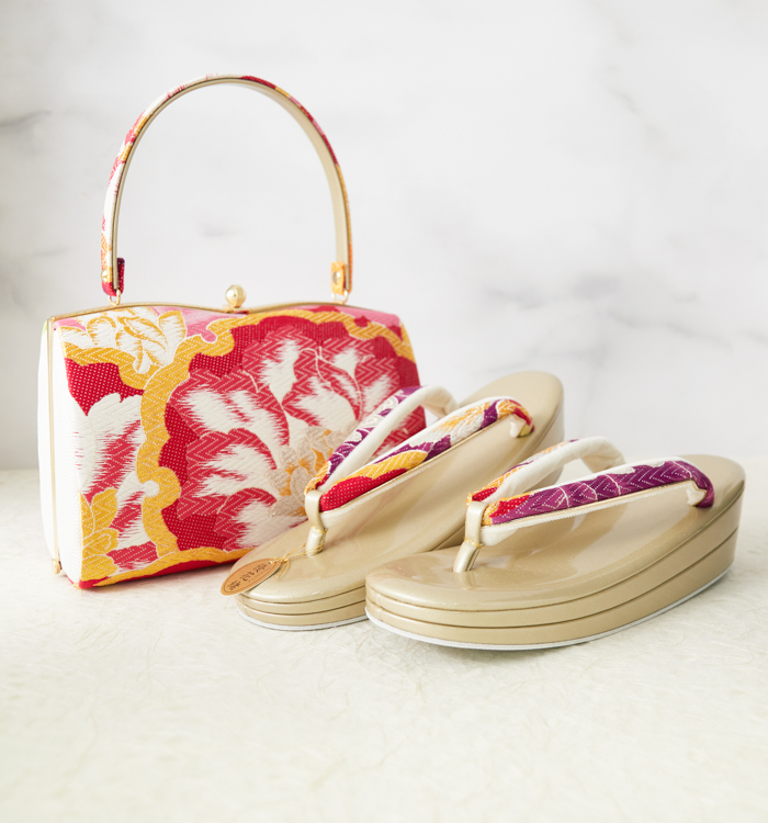 振袖・卒業袴用草履バッグ（足サイズ：23.0cm～24.5cm） No.5ZE-1581