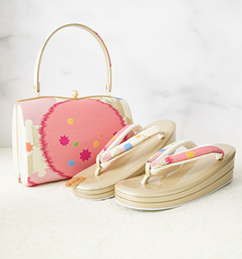 振袖・卒業袴用草履バッグ（足サイズ：23.0cm～24.5cm） No.5ZE-1583-00