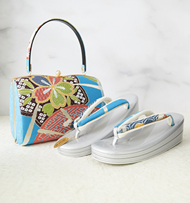 振袖・卒業袴用草履バッグ（足サイズ：23.0cm～24.5cm） No.5ZE-1584-10