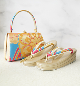 振袖・卒業袴用草履バッグ（足サイズ：23.0cm～24.5cm） No.5ZE-1588-00