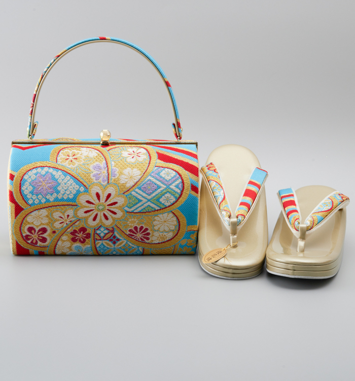 振袖・卒業袴用草履バッグ（足サイズ：23.0cm～24.5cm） No.5ZE-1590