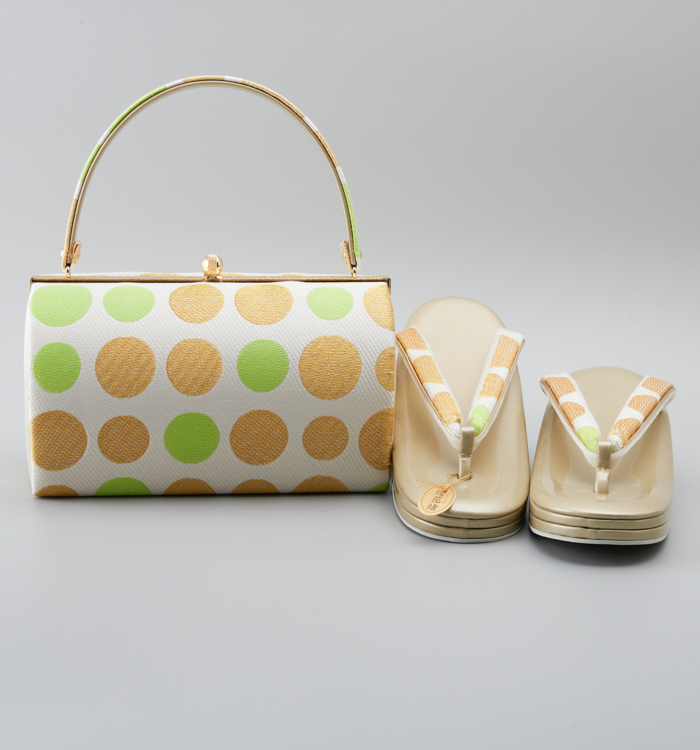 【週末セール中‼️】振袖・卒業袴用草履バッグ（足サイズ：24cm～25cm）LL 振袖・卒業袴用草履バッグ（足サイズ：23.0cm～24.5cm） No.5ZE-1587