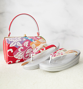 振袖・卒業袴用草履バッグ（足サイズ：23.0cm～24.5cm） No.5ZE-1597-10