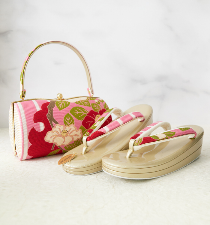 振袖・卒業袴用草履バッグ（足サイズ：23.0cm～24.5cm） No.5ZE-1600