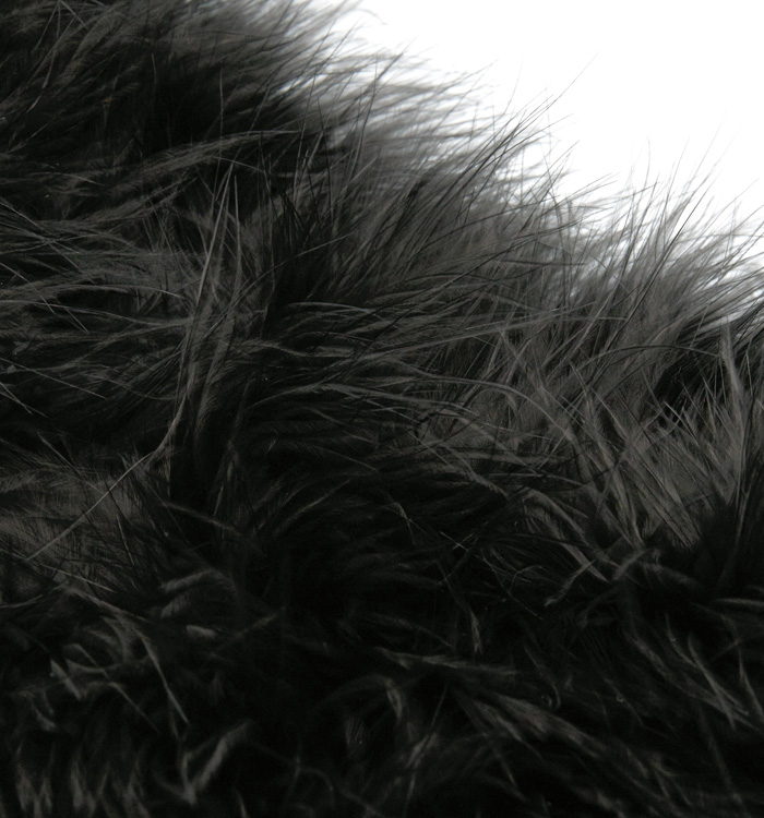 フェザーショール ブラック No.5ZF-0120-00の通販｜きもの365