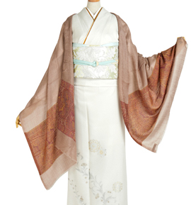 パシュミナストール カシミヤショール No.5ZF-0157-00の通販｜きもの365