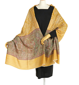 カシミールストール ジャガードショール No.5ZF-0137-10