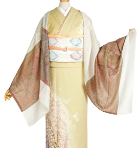 カシミールストール ジャガードショール No.5ZF-0138-00