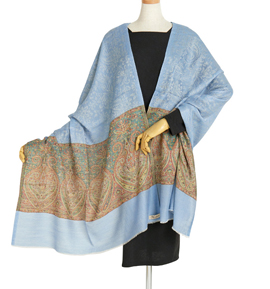 カシミールストール ジャガードショール No.5ZF-0140-01