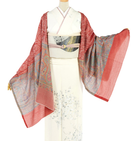 カシミールストール ジャガードショール No.5ZF-0141-06