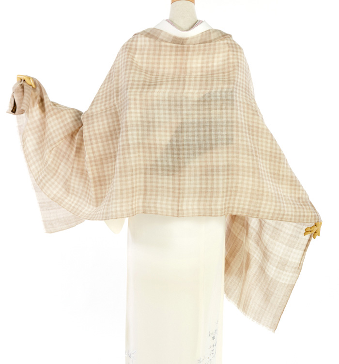 パシュミナストール カシミヤショール No.5ZF-0157-00の通販｜きもの365