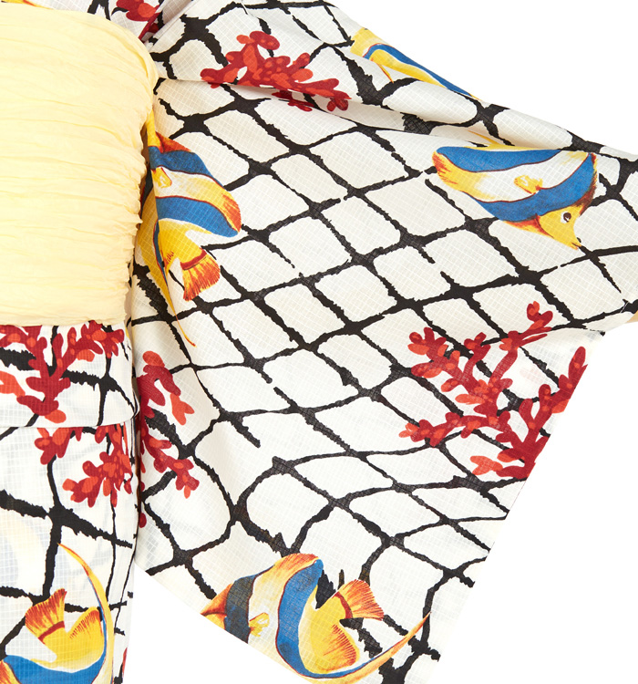 単品】浴衣 Le coeur フリーサイズ エンゼルフィッシュ No.5ZG-0030-00