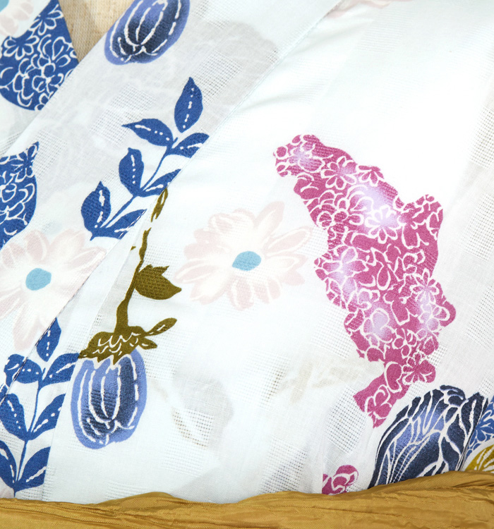 【単品】浴衣 Le coeur フリーサイズ 南国の花 No.5ZG-0031-00_04