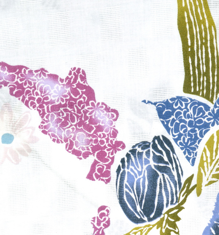 【単品】浴衣 Le coeur フリーサイズ 南国の花 No.5ZG-0031-00_07