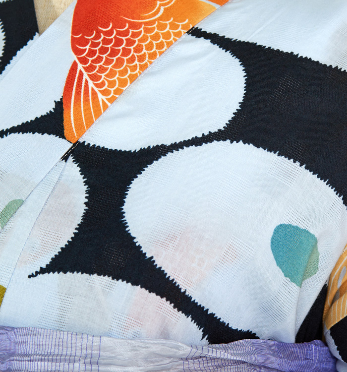 単品】浴衣 Le coeur フリーサイズ 金魚の夢 No.5ZG-0032-10の通販