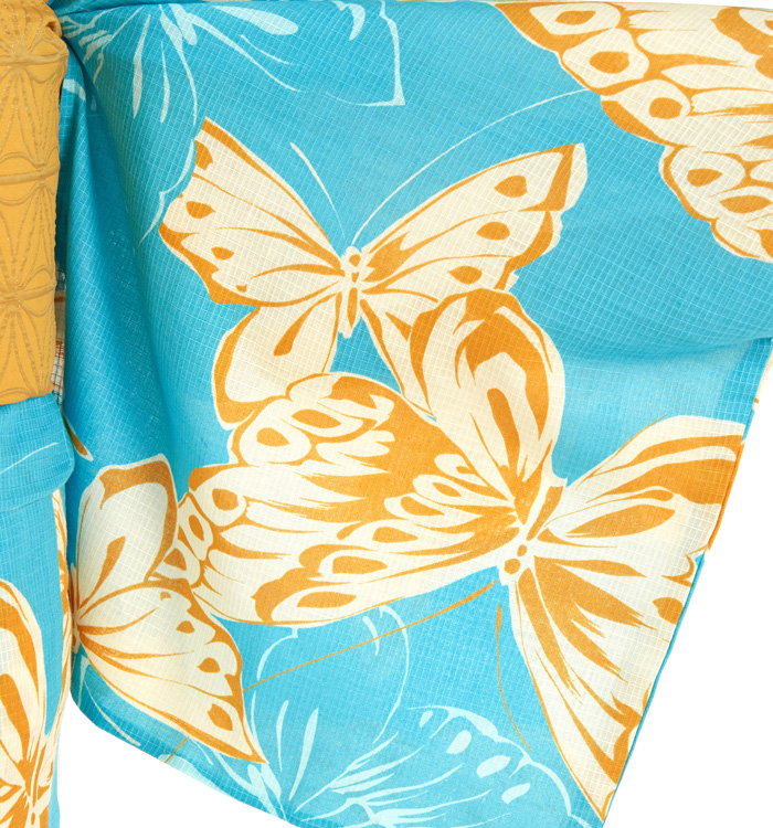 単品】浴衣 Le coeur フリーサイズ 蝶の群れ No.5ZG-0033-10の通販