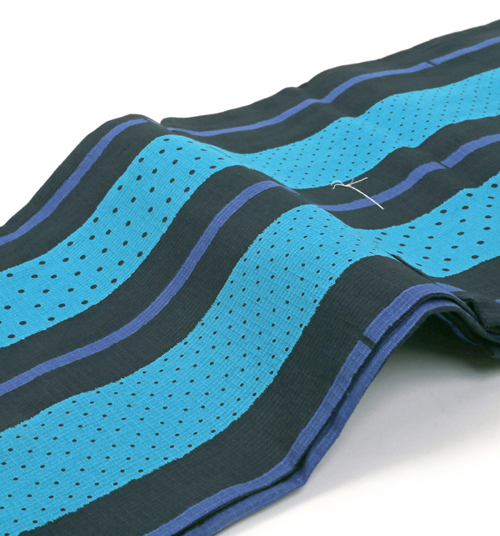 【単品】浴衣 Le coeur フリーサイズ ドットストライプ No.5ZG-0036-00_05