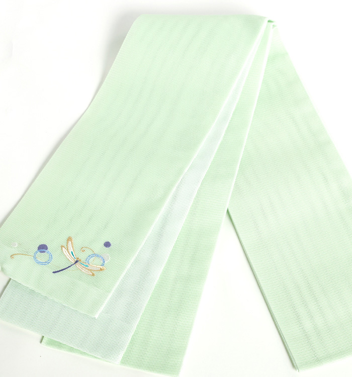 紗 半巾帯 刺繍入り No.5ZG-0623-30_01