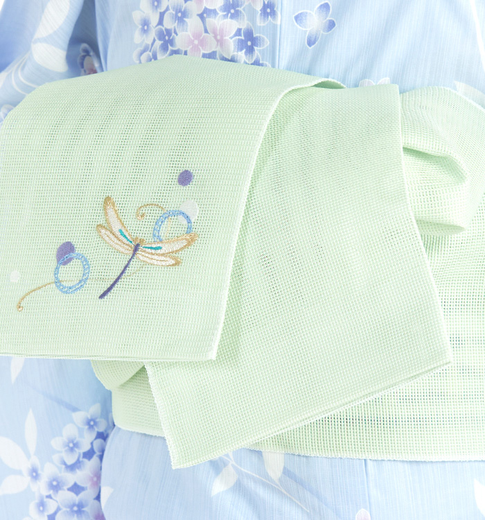 紗 半巾帯 刺繍入り No.5ZG-0623-30_05