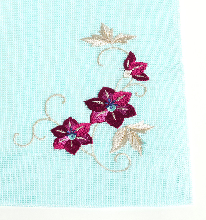紗 半巾帯 刺繍入り No.5ZG-0624-10の通販｜きもの365