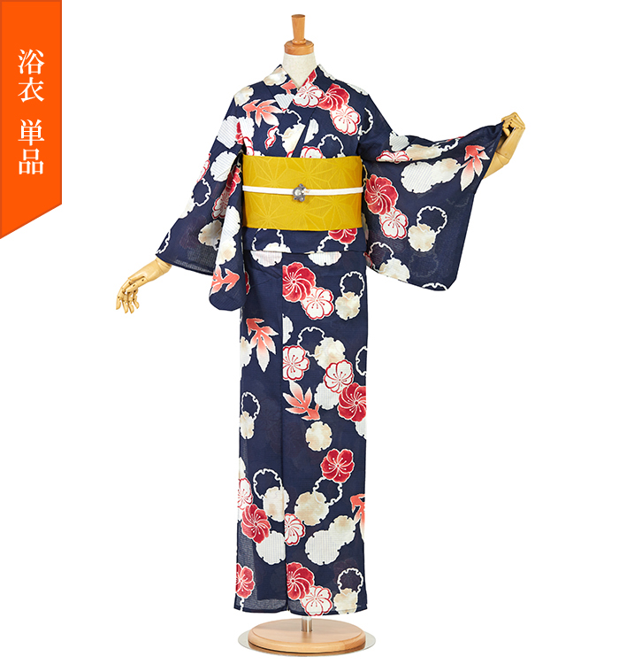 単品】浴衣 jouer ete couleur フリーサイズ No.5ZG-0678-00の通販