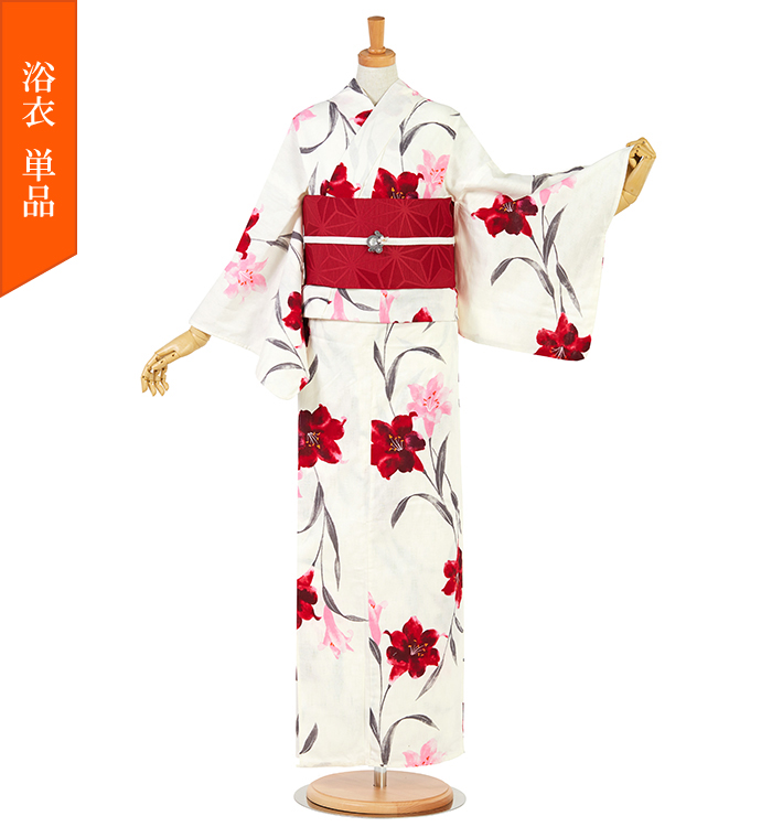【新品】 bonheur saisons 浴衣単品 単品】綿麻浴衣 bonheur saisons Nostalgic Gallery