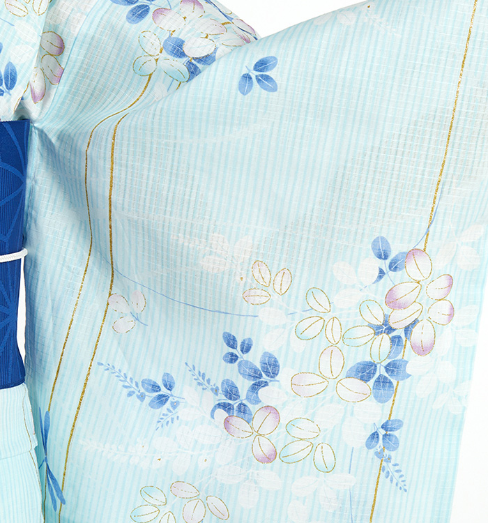 【新品】 bonheur saisons 浴衣単品 Amazon.co.jp: 浴衣 bonheur saisons ストライプ椿 浴衣単品