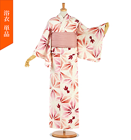 【単品】浴衣 bonheur saisons cool style フリーサイズ No.5ZG-0702-10