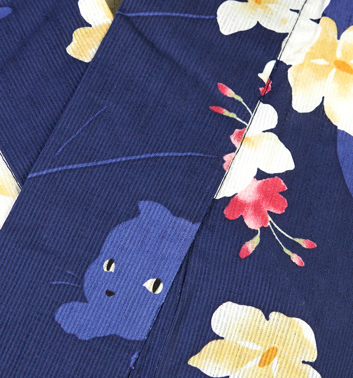単品】綿麻浴衣 bonheur saisons PRECIOUS フリーサイズ No.5ZG