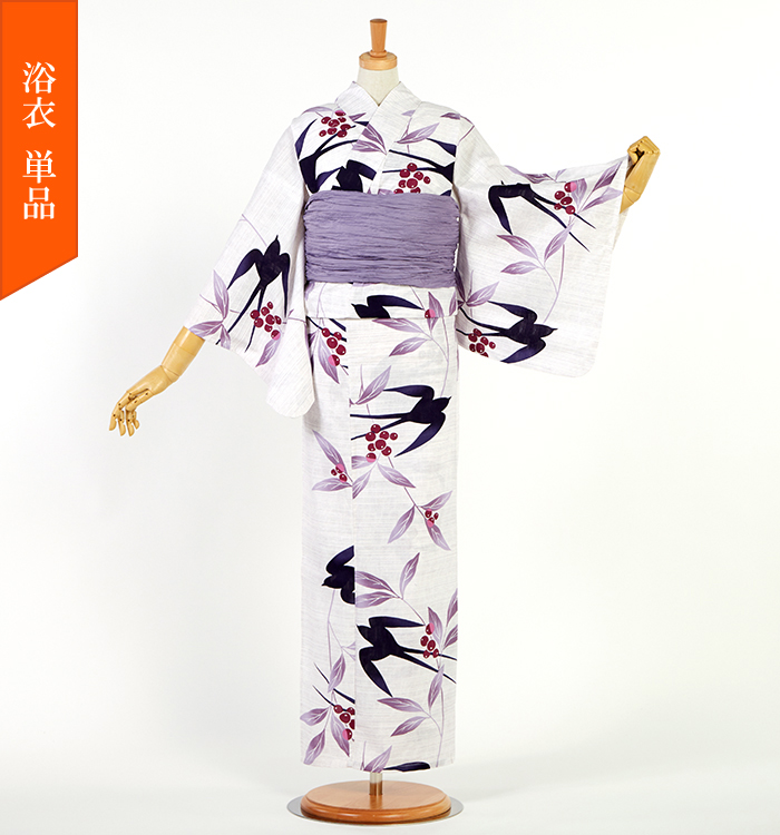 単品】浴衣 bonheur saisons ESSENTIAL flow フリーサイズ No.5ZG-0722 