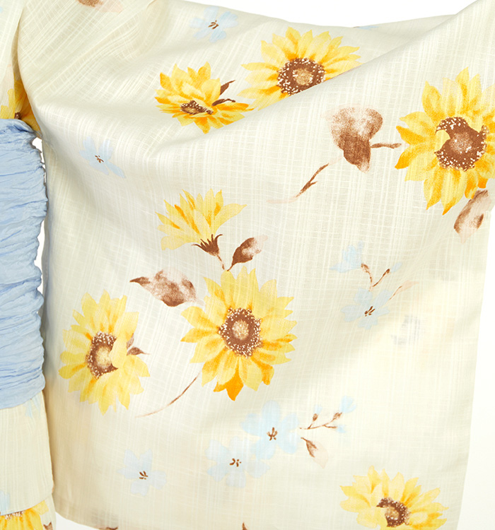 【単品】浴衣 bonheur saisons ESSENTIAL flow フリーサイズ No.5ZG-0730-02_03