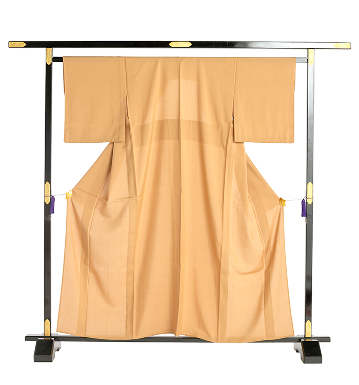 シ*ム様 着物用木製衣桁 漆塗り 金色装飾付き シ*ム様 着物用木製衣桁