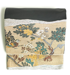 【仕立て上がり】正絹 袋帯 良品 No.5ZH-0237-00