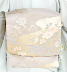 【仕立て上がり】夏物 正絹 袋帯 良品 No.5ZH-0273-00