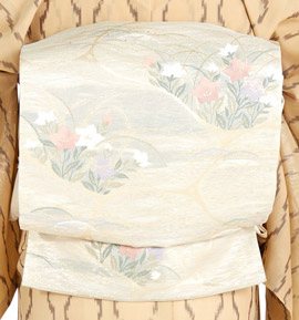 【仕立て上がり】夏物 正絹 袋帯 良品 No.5ZH-0277-00