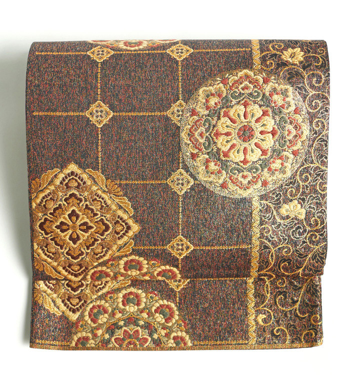 【仕立て上がり】正絹 袋帯 良品 No.5ZH-0292-00