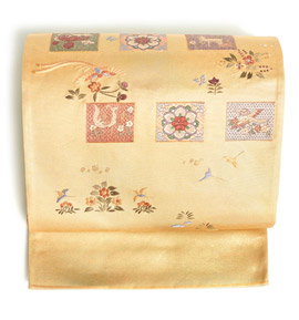 仕立て上がり】正絹 袋帯 中古品 No.5ZH-1545-00の通販｜きもの365