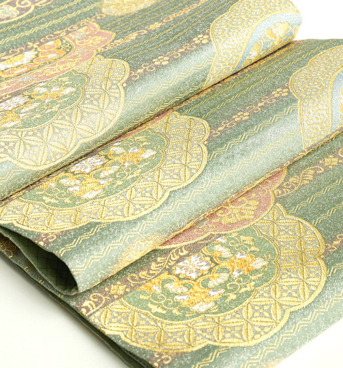 新品　正絹袋帯(新品)＊最終価格　全てのお着物に着用出来ます。紹紀万華鏡　西陣織 楽天市場】袋帯 西陣織の通販