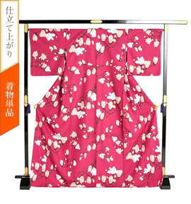 【仕立て上がり】WA・KKA 小紋 すぐに着られる洗える着物 No.5ZH-0372-12