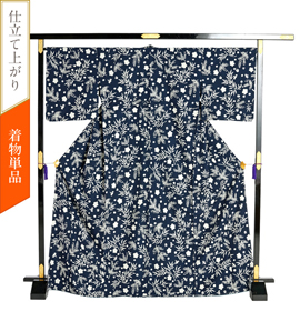 仕立て上がり】嵐山よしむら 小紋 すぐに着られる洗える着物 No.5ZH
